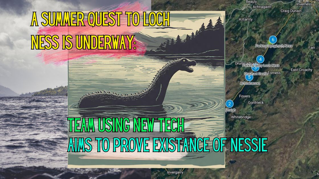 Loch ness monster quest with map